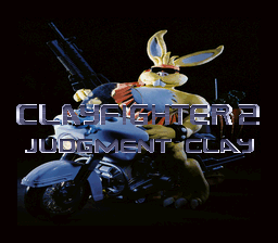 Clay Fighter 2 - Judgment Clay (Europe) Title Screen